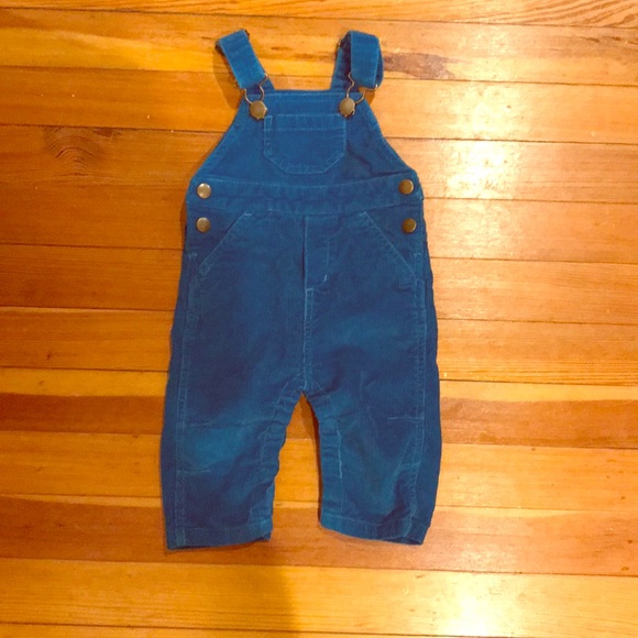 blue corduroy overalls